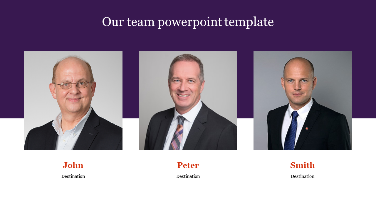 Our team powerpoint template